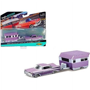 Maisto Design 1959 Chevy Impala & Alameda Trailer Tow & Go - 1 of 3