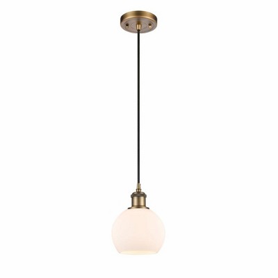 Athens - 1 Light Mini Pendant In Industrial Style-9.88 Inches Tall and 6 Inches Wide