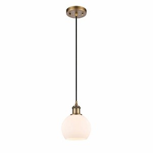 Athens - 1 Light Mini Pendant In Industrial Style-9.88 Inches Tall and 6 Inches Wide - 1 of 1