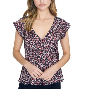 Sanctuary Clothing Womens Over The Moon Peplum Blouse - 1 of 1