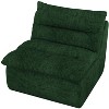 Lazy Floor Sofa ,Modern Armless Floor Lounge Chair, Comfy Accent Bean Bag Couch, Single Corner Chair Sofa for Living Room Bedroom Salon Office-beige - 4 of 4