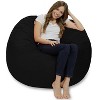 4' Bean Bag Chair with Memory Foam Filling and Washable Cover - Relax Sacks - image 2 of 4