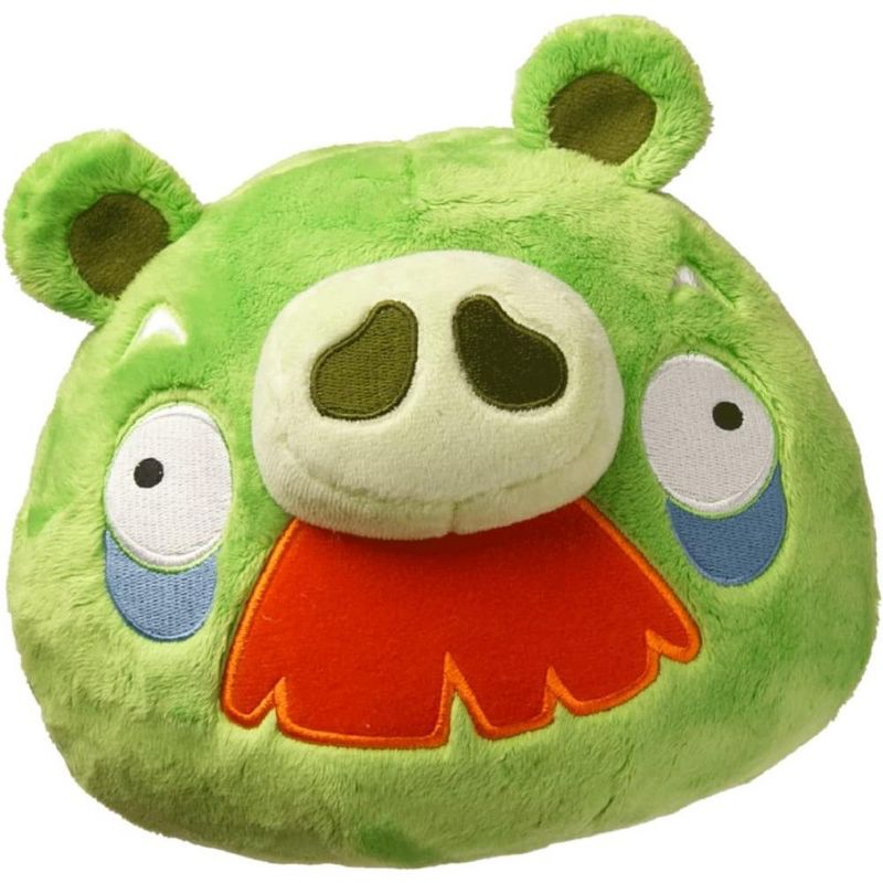 Mighty Mojo Angry Birds Moustache Pig Collectible Plush 8", 3 of 4