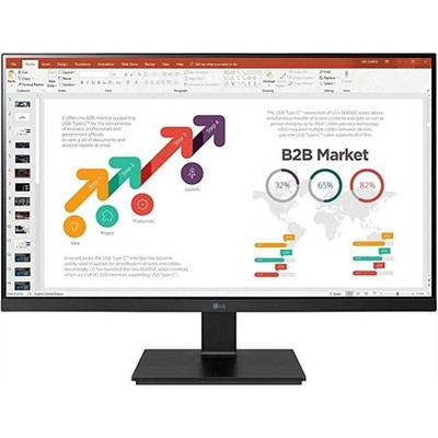 Manufacturer Refurbished LG 24BL650C-B 23.8" Full IPS Monitor, Black