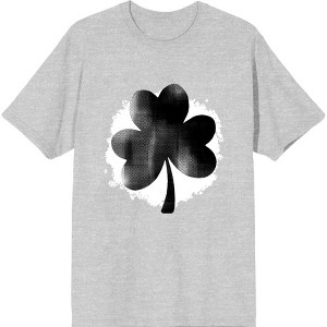 St Pats Clover Crew Neck Short Sleeve Adult T-shirt - 1 of 2