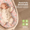 KeaBabies Bassinet Sheet for Baby Girls, Boys, 2-Pack Isla Fitted Bassinet Sheets, Bassinet Mattress Sheets - 4 of 4