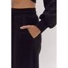 Women's High Waisted Texture Jogger - entro - image 4 of 4