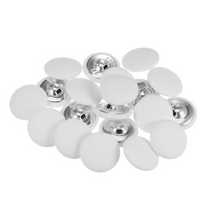 Unique Bargains Metal Shank Round Cloth Covered DIY Sewing Buttons 20 Pcs - 1 of 4