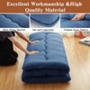 Japanese Floor Futon Mattress, Japanese Tatami Mat Folding Futon Mattress Sleeping Mattress Pad for Adults Kids, Roll Up Camping Mattress - 4 of 4