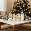MOEPISY House Tealight Candle Holders Set of 4 – Christmas Candle Holder Centerpieces - 3 of 4