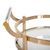 Sienna 2 Tier Round Bar Cart - BCT8001 - Safavieh - 3 of 4