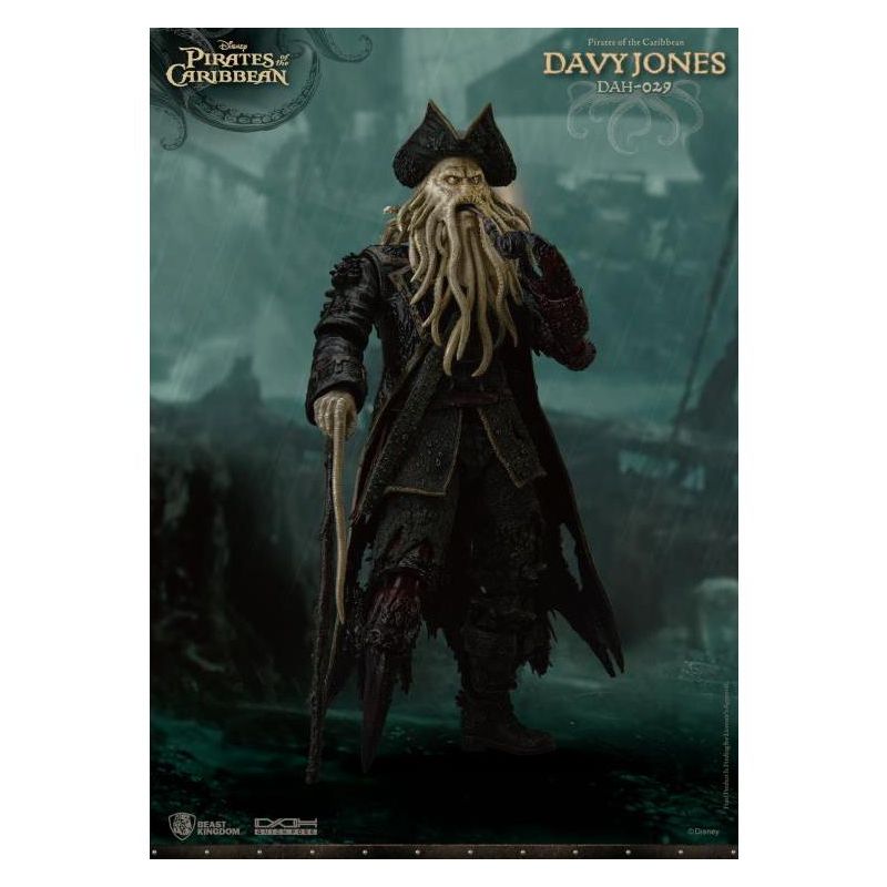 DAH-029 Davey Jones Dynamic 8ction Heroes | Pirates Of The Caribbean: At World's End | Beast Kingdom Action figures, 4 of 6