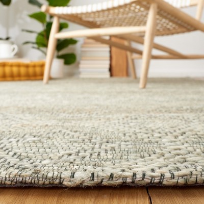 Marbella Handwoven Gray Rectangular Area Rug