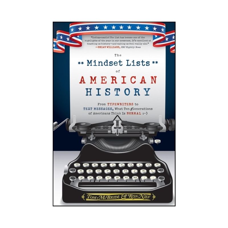 The Mindset Lists of American History - by  Tom McBride & Ron Nief (Hardcover), 1 of 2