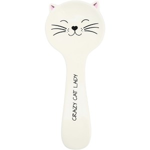 Pavilion Gift Company - Crazy Cat Lady - 10" Spoon Rest - Spoon Rests - 1 of 4