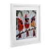 Stupell Industries Row of Cool Cardinals Framed Print Under Glass Art - 2 of 4