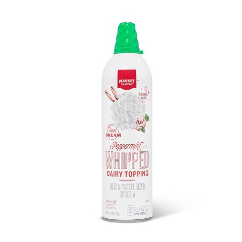 Peppermint Light Whipped Cream 13oz Market Pantry Target