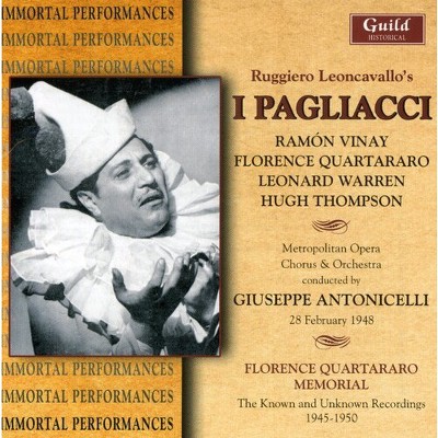 Vinay & Quartararo & Warren - Pagliacci & Quartararo (CD)