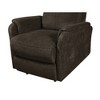 Dark Brown A polyester Electric Reclining Chair With Easy Operation, Suitable For Living Room And Bedroom. - 2 of 4