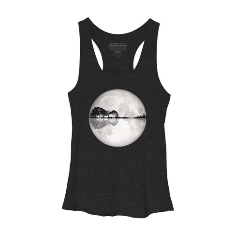 Women's Design By Humans Moonlight Nature Guitar II By Maryedenoa Racerback Tank Top - image 1 of 3