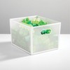 Perforated Metal Storage Bin with Handles for Pantry - Set of 4 - White - 4 of 4