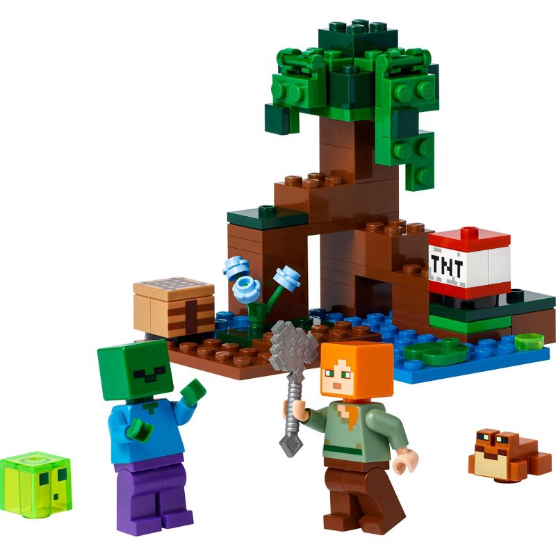 LEGO Minecraft The Swamp Adventure Set with Figures 21240, 3 of 10