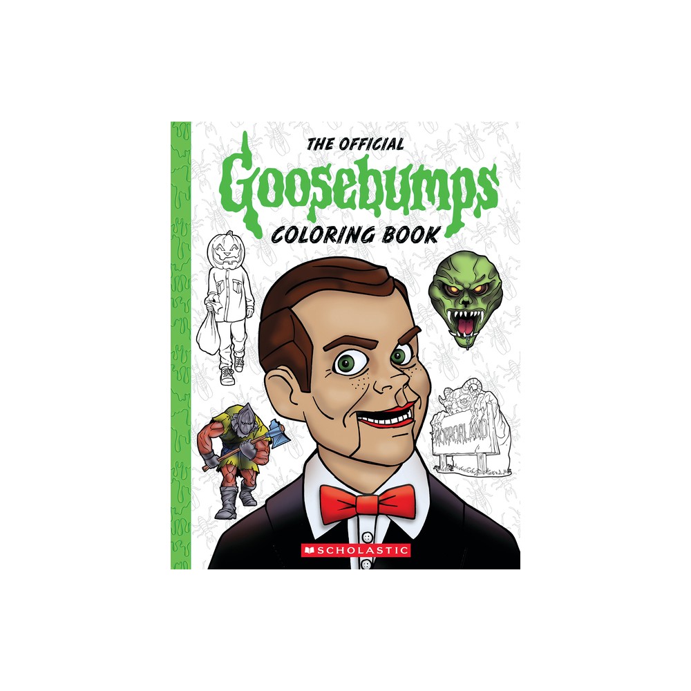 Goosebumps: The Official Coloring Book - by Jenna Ballard (Paperback)