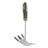 4-Piece Bundle Ergo Gel Grip Hand Trowel, Hand Cultivator, Hand Weeder, and 2 Prong Hoe Garden Tool Set - AMES - 4 of 4