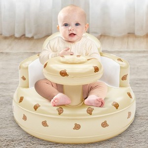 BabyBond Inflatable Baby Seat for Babies 3-36 Months, Baby Floor Seats for Sitting Up,Blow Up Baby Chair with Built in Air Pump - 1 of 4