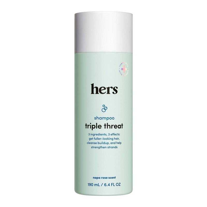 hers Triple Threat Shampoo Thickening &#38; Moisturizing Hair Defense Shampoo - 6.4 fl oz, 1 of 6