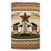 Earth Rugs Sheep & Barn Star Oval Patchwork Tread 20"x30" Farmhouse Hallway Runner - 3 of 3