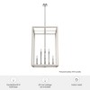 Hunter Fans 22" Squire Manor Ceiling Light Pendant Chrome Finish - 4 Bulb Modern Farmhouse Design for Indoor Spaces - 3 of 4