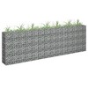 vidaXL Gabion Raised Bed Silver Galvanized Steel - 106.3" x 11.8" x 35.4" - 2 of 4