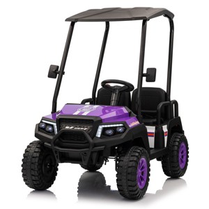 TopComfy Baby Walkers XL Kids Ride On Truck Big Seat Removable Four Wheel Suspension Kids Toy Four Seats for Kids, Purple, 46.46"*25.98"*14.57" - 1 of 4
