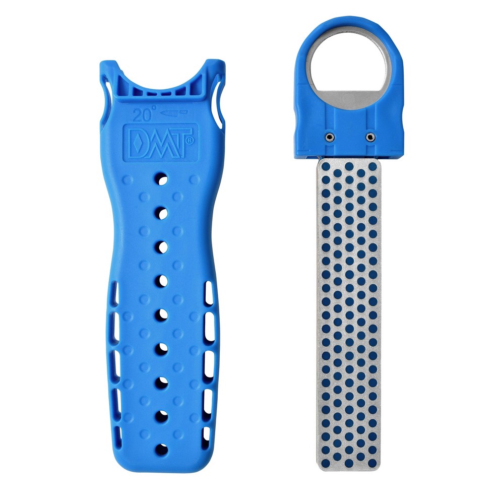 DMT Double Flip Double Sided Sharpener: Ceramic Manual Sharpener with Protective Cover & Diamond Abrasives, Multicolored