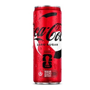 Coca-Cola Zero Sugar Soda - 12 fl oz Slim Can - 1 of 4