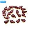 Unique Bargains Glass Craft Embellishments Flat Back Four Claws Teardrop Gems 20 Pcs - 3 of 4