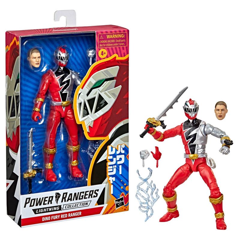 Power Rangers Lightning Collection Dino Fury Red Ranger Action Figure, 4 of 11