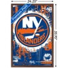 Trends International NHL New York Islanders - Maximalist Logo 23 Framed Wall Poster Prints - 3 of 4