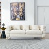 CAVINAS Comfort Teddy Fabric Couches for Living Room, Oversized Sofa with Pillows, Deep Seating Sofa for Living Room, Bedroom - 4 of 4