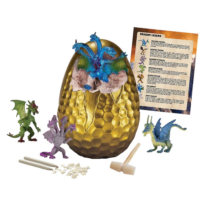 MindWare Dig It Up! Discoveries The Big Egg Dragons - Ages 4+ - Includes 7 Dragons in 1 Huge Egg, 2 of 4
