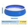 Vynxaria 183cm/244cm/305cm Butterfly Inflatable Pool Easy Setup and Storage for Garden Fun - 3 of 4