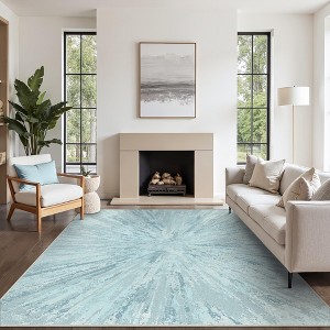 Abynow Medallion Distressed Persian Indoor Area Rug - 1 of 4