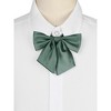 INSPIRE CHIC Women's Adjustable Solid Pre-Tied Bow Tie - 4 of 4