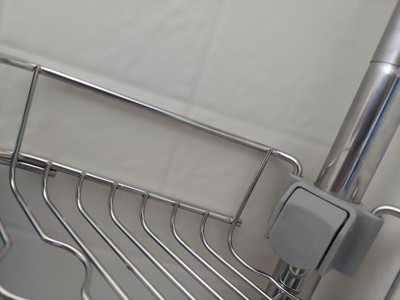 Rebrilliant Gare Tension Pole Stainless Steel Shower Caddy