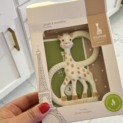  Sophie by Me 60th Anniversary Edition Teether Sensory  Developmental Toy SOPHIE LA GIRAFE Beige : Baby