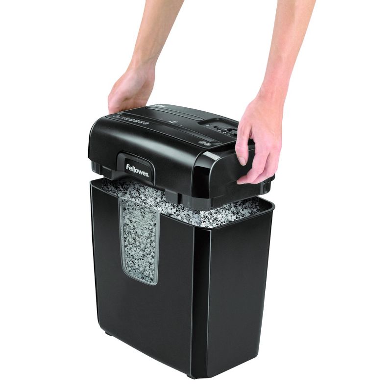 Fellowes MicroCut Shredder with Wastebasket Black, 4 of 8