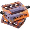 Odyssey Twisted Pro PC Pedals 9/16" Composite Body Midnight Purple/Orange Swirl - 2 of 2