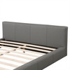KTMBDW Bed Frame with Upholstered Headboard, Platform Bed with Wood Slats, Heavy Duty Mattress Foundation, No Box Spring Needed - 2 of 4
