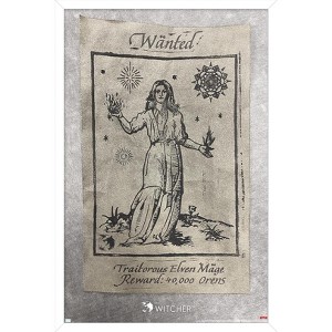 Trends International Netflix The Witcher Season 2 - Wanted Elven Mage Framed Wall Poster Prints - 1 of 4